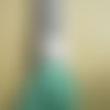 Echevette  de coton à broder  retors dmc , numero 4  , coloris 2957 vert 