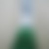 Echevette  de coton à broder  retors dmc , numero 4  , coloris 2986 vert 
