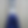 Echevette  de coton à broder  retors dmc , numero 4  , coloris 2791 bleu foncé 