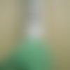 Echevette  de coton à broder  retors dmc , numero 4  , coloris 2912 vert  clair 