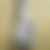 Echevette  de coton à broder  retors dmc , numero 4  , coloris 2170 gris clair 