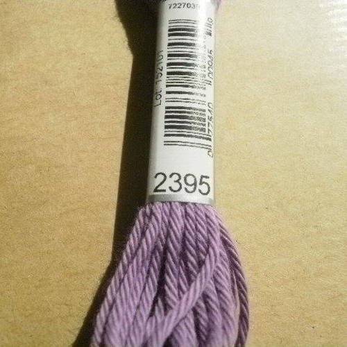 Echevette  de coton à broder  retors dmc , numero 4  , coloris 2395 violet 