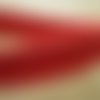 Large ruban  passepoil en  coton   , coloris  rouge , largeur 2 cm
