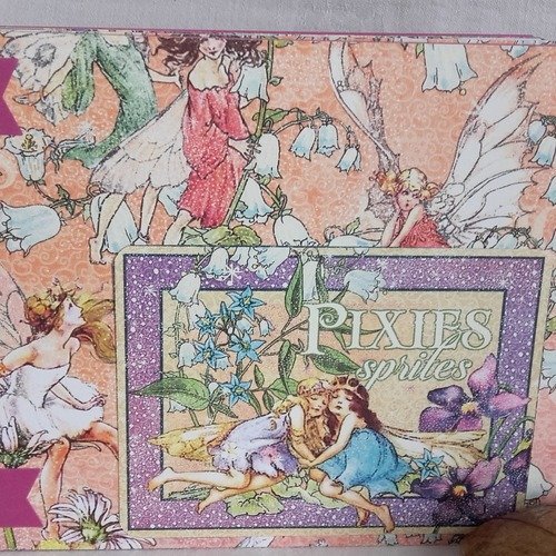 Album photos scrap fées 