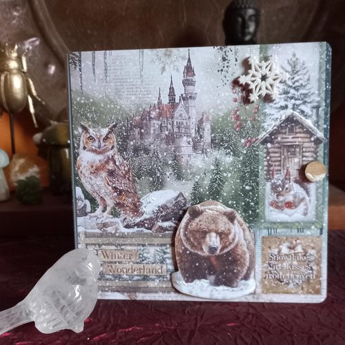 Album l hiver des animaux, pop up
