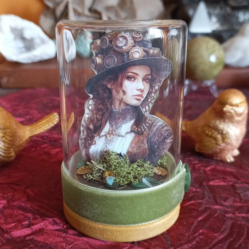 Globe scrap steampunk