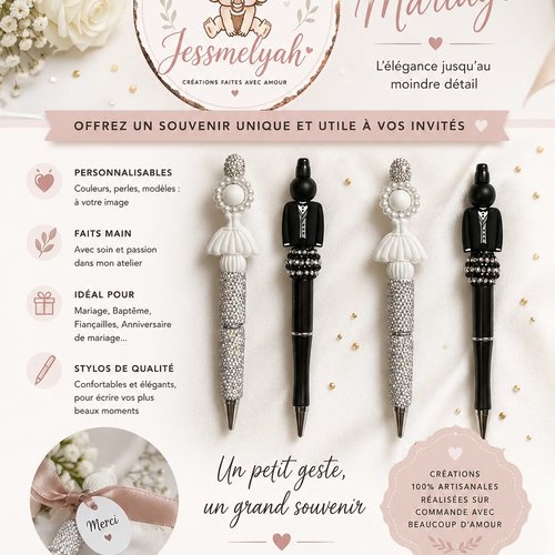 2 stylos mariage