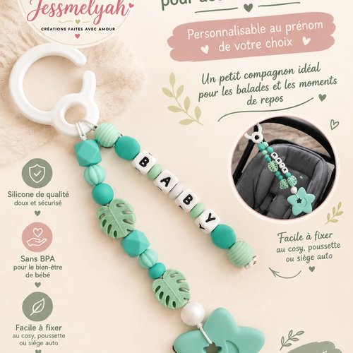 Jouets cosy poussette ou siege auto