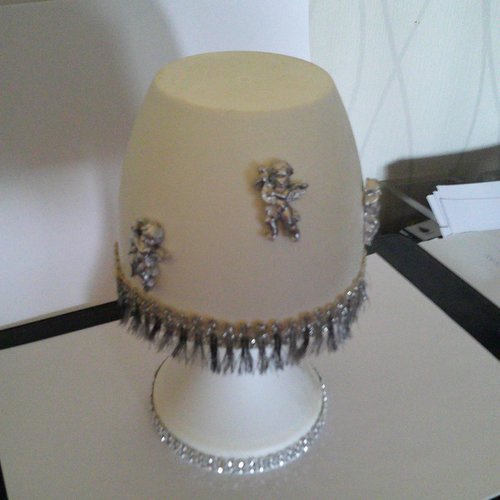 Lampes et veilleuses - lampe de chevet anges argent - ok
