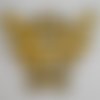 Triforce de zelda en perles à repasser hama - pixel art - geek art