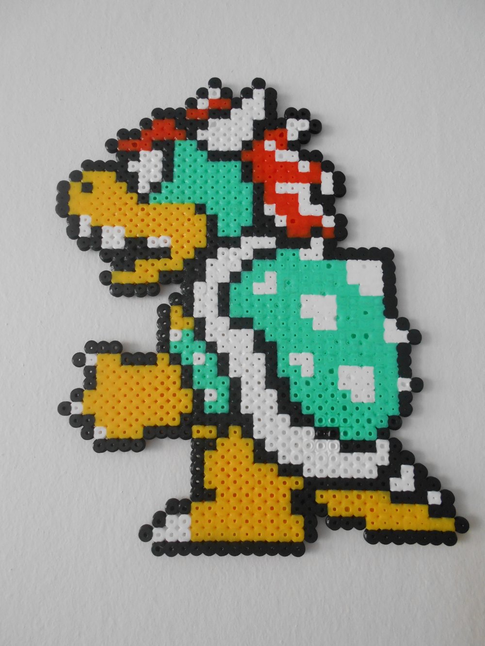 Mario bowser en perles à repasser hama - pixel art - geek art - Un grand  marché