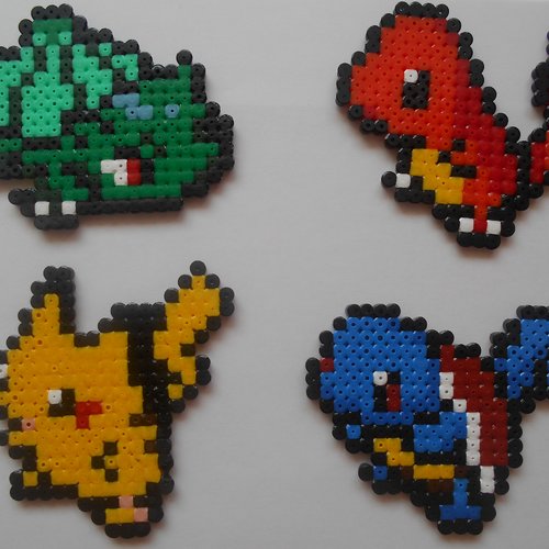 Pokemon lot de 4 pokémon starters