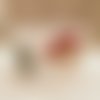 Photophore de noël en perles hama - pixel art