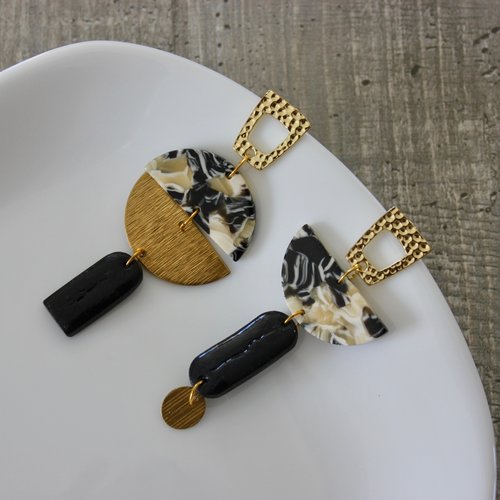 Boucles d'oreilles oscura