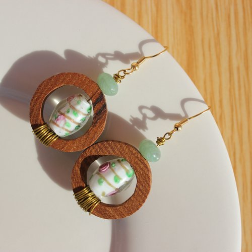 Boucles d'oreilles bluma