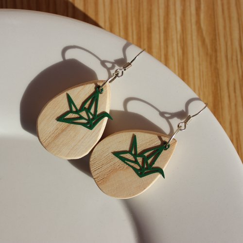 Boucles d'oreilles birdie