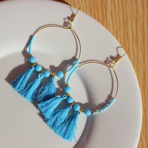Boucles d'oreilles nour