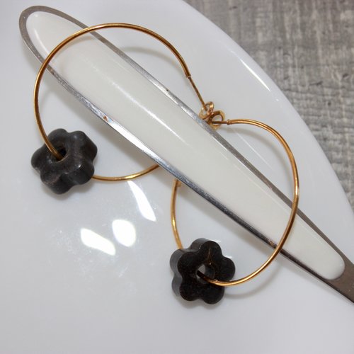 Boucles d'oreilles daisy