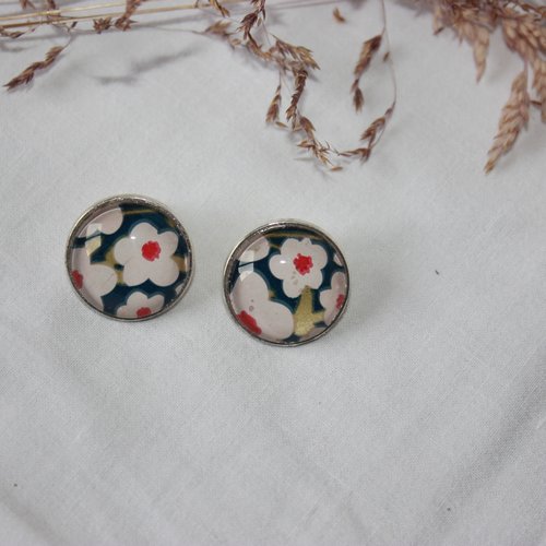 Boucles d'oreilles flora