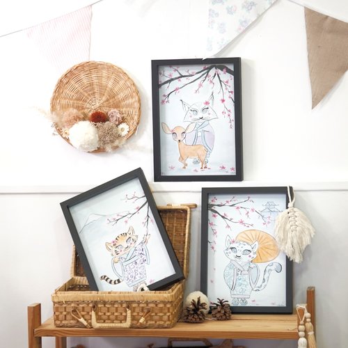 Des illustrations pour la chambre du petit dernier