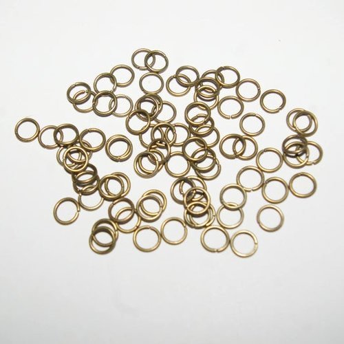 Nneau ouvert bijoux, anneau bronze, 5mm, apprêys  bronze,  rond, matérile, créa, bijoux