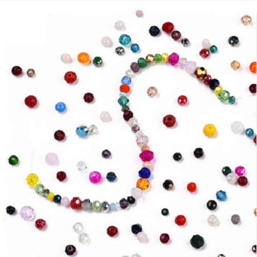 Perle verre facette boulier, 1500 perles , lot déstockage, broderie, bijoux fantaisie, bracelet, collier, boucle d'oreille,