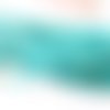 Perle turquoise naturelle, perle tiny, 1 fil, 29 cm,  rondelle heishi, bijoux surfer, pierre, 2.5 mm,