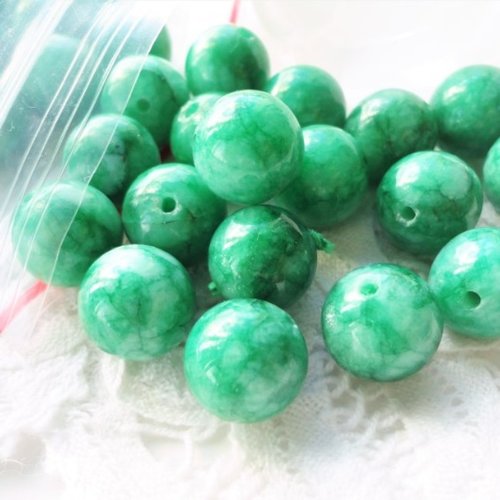 Émeraude naturelle ronde,x4,  12 mm, pierre fines, pierre précieuse, matériel, bijoux, création,