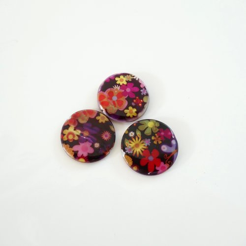 Perle nacre ronde fleur,  bijoux gypsies , nacre palet , rond 22 mm, coquillage, bijoux création