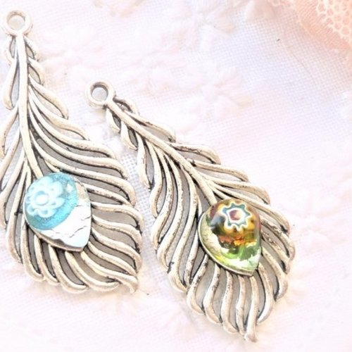 Pendentif argent ethnique, support cabochon, bijoux amérindien, pendentif, collier, argent