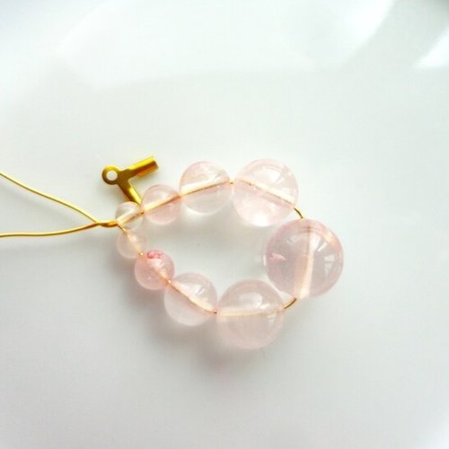 Perles quartz rose, perle rose, x10 pierre calibrée, gemmes naturelle, pierre bijpux