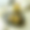 4 calottes en forme de cône couleur doré motifs filigranés 18x16.5x7 mm .... 