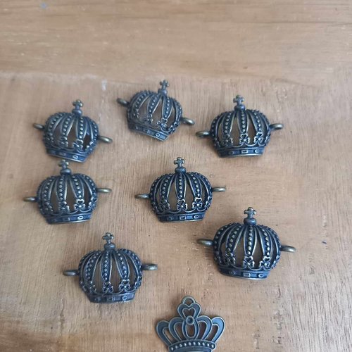 8 intercalaires couronne bronze