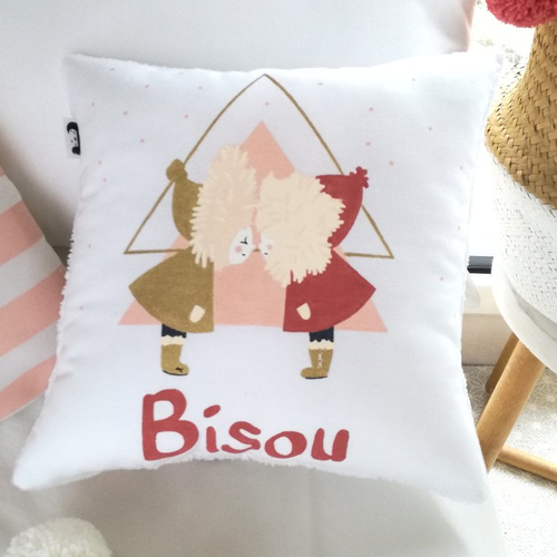 Coussin bisou