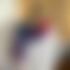Étole ou écharpe multicolore en mohair et soie