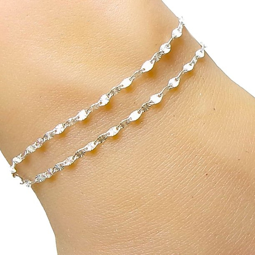 Bracelet multirang en argent massif 925, chaîne originale soleil, cadeau pour femme