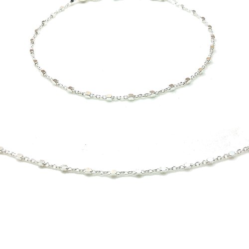 Parure argent 925 femme, collier et bracelet perles carrées, bijoux minimalistes, cadeau élégant