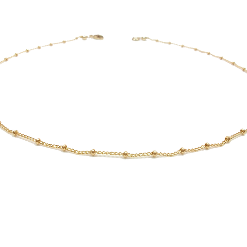 Collier satellite en or gold filled