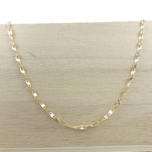 Collier chaîne soleil en or 18 carats – bijou fin et élégant