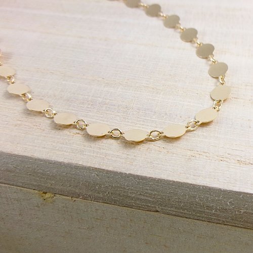 Bracelet doré médailles en or 18 carats – bijou fin lumineux et élégant