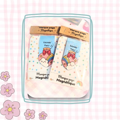 Marque page magnétique_ rainbow power