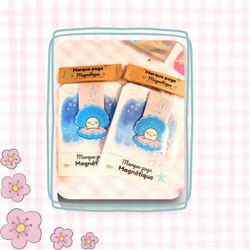 Marque page magnétique_tu es une véritable perle rare