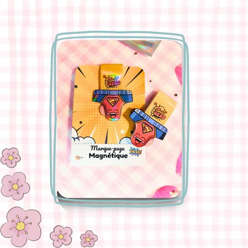 Marque page magnétique -burne out.