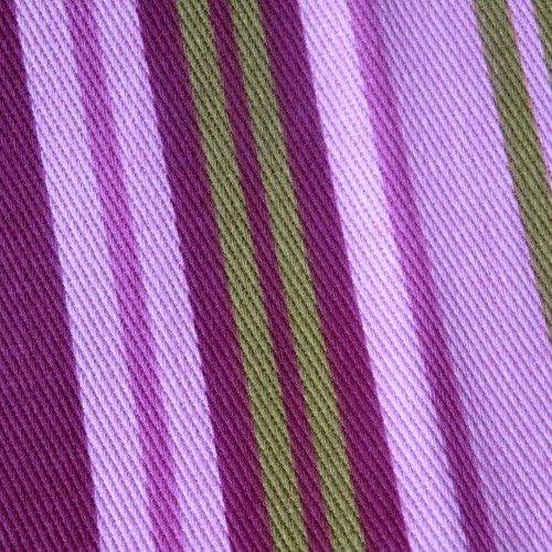 Tissu épais à rayures vert bordeaux violet stof 50 x 160