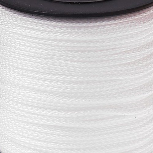 5 m cordon en polyester résistant pour attache tétine blanc norme ce 1.5 mm