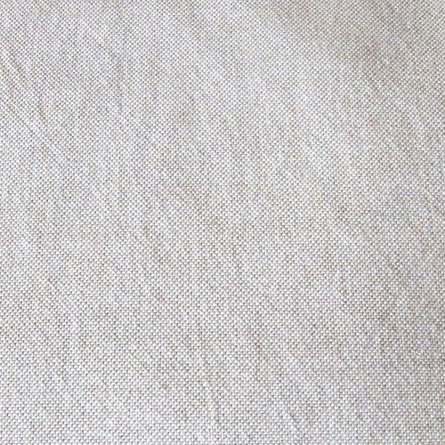 Tissu coton lin beige 130 x 50 cm