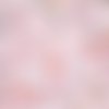 Tissu coton oeko-tex oiseau renard sur fond rose enfant 150 x 50 cm