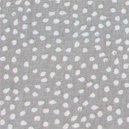 Tissu oeko-tex coton tassi gris blanc enfant 150 x 50 cm