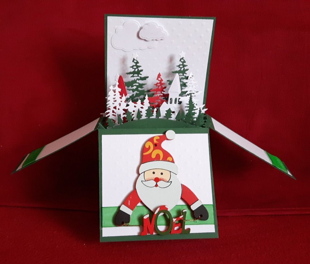 Carte Pop Up Noel 3d Originale Un Grand Marche