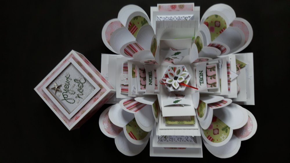 Boîte-cadeau Doux De Noël Explosion Des Confettis De Papier Boîte